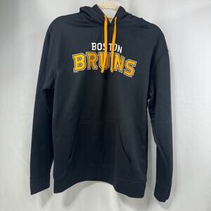 Boston Bruins Men’s Sweatshirt Hoodie Pullover Size M Polyester NHL Hockey